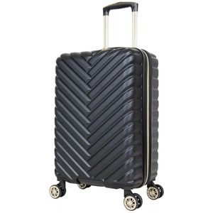 NWT KENNETH COLE REACTION Madison Square Chevron Carry On Luggage